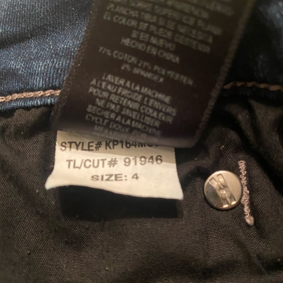 Kut From The Kloth Jeans 4 Viv Toothpick Skinny Mid Rise Medium Wash Stretch - Picture 9 of 9